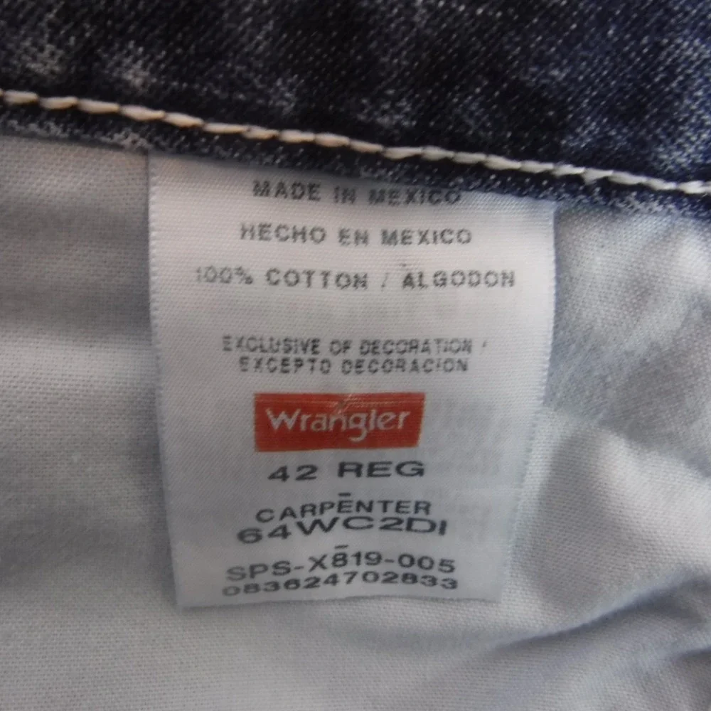 Wrangler‎ Carpenter Jean Shorts Men's Size 42R Blue Workwear